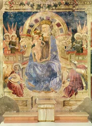 Vergine in gloria tra angeli e santi, 1468